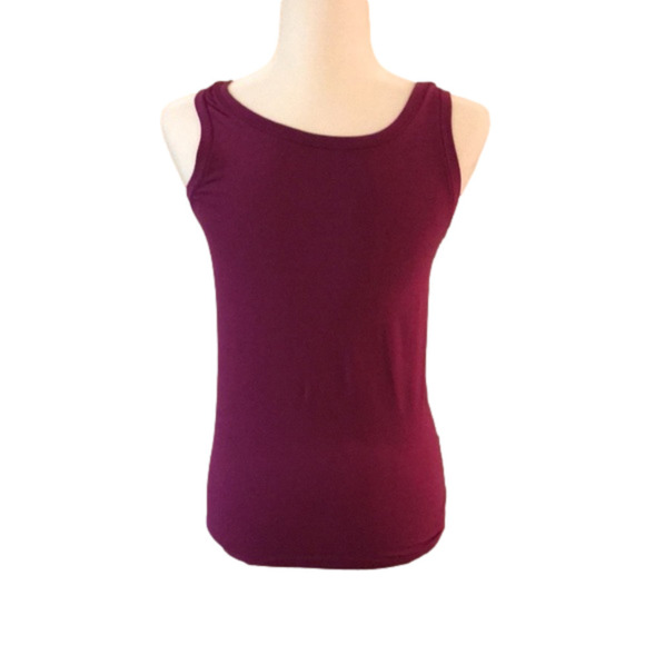 𝅺WHITE House Black Market magenta hot pink nylon/spandex tank top - Picture 2 of 3